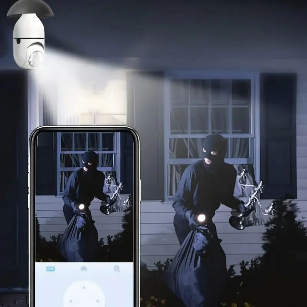 Älykäs Turvakamera 360° Täydellinen Huoneen Peitto - Image 6