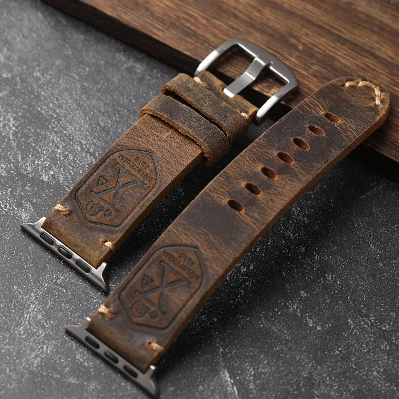 Apple Watch Ranneke Käsintehty Nahka - Image 3