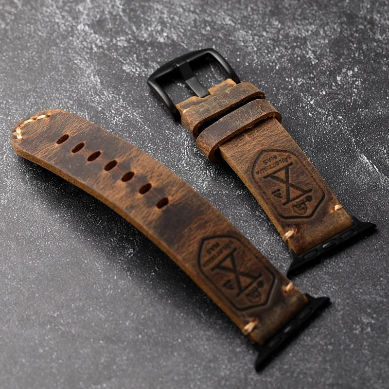 Apple Watch Ranneke Käsintehty Nahka - Image 4