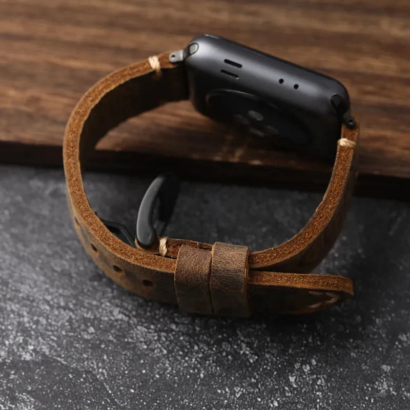 Apple Watch Ranneke Käsintehty Nahka - Image 5