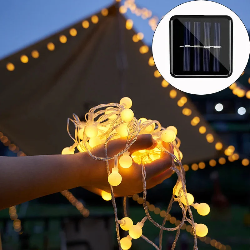 Aurinkoenergialla Toimivat Juhlavalaistukset LED Valot - Image 2