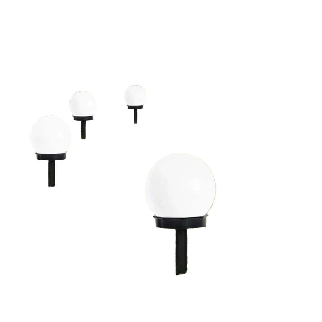 Aurinkopohjaiset LED-puutarhavalaistuspallot 3 kpl
