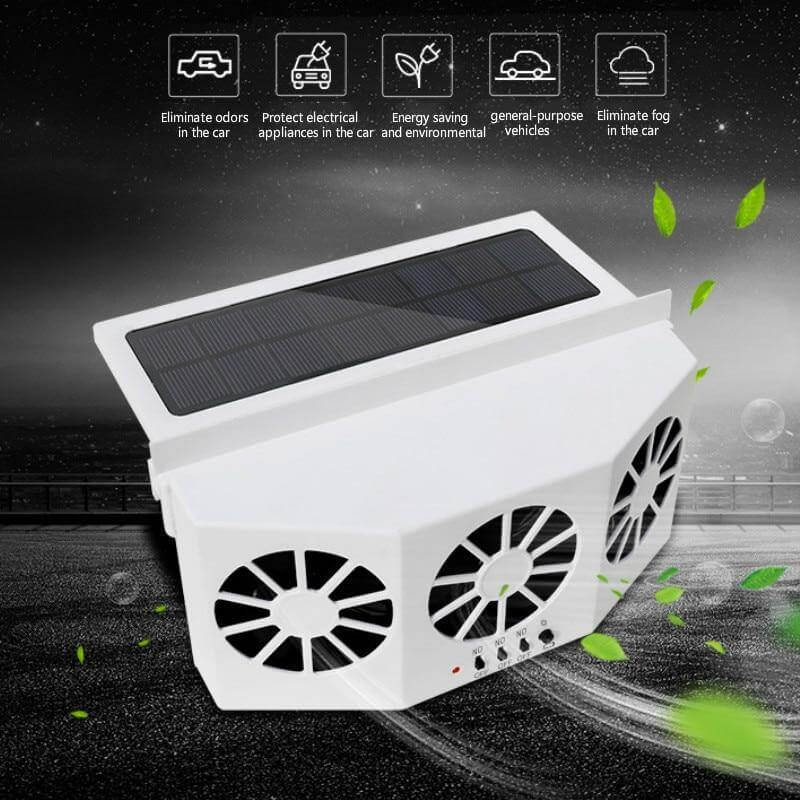 Aurinkovoimalla Toimiva Auton Tuuletin Innovatiivinen Ilmankierto - Image 6