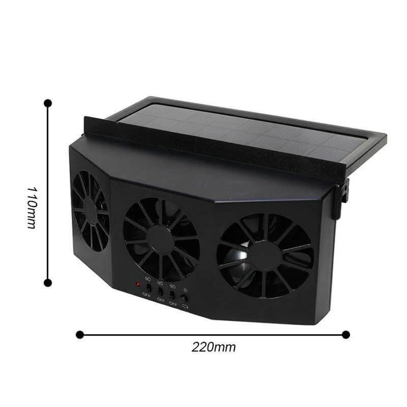 Aurinkovoimalla Toimiva Auton Tuuletin Innovatiivinen Ilmankierto - Image 8