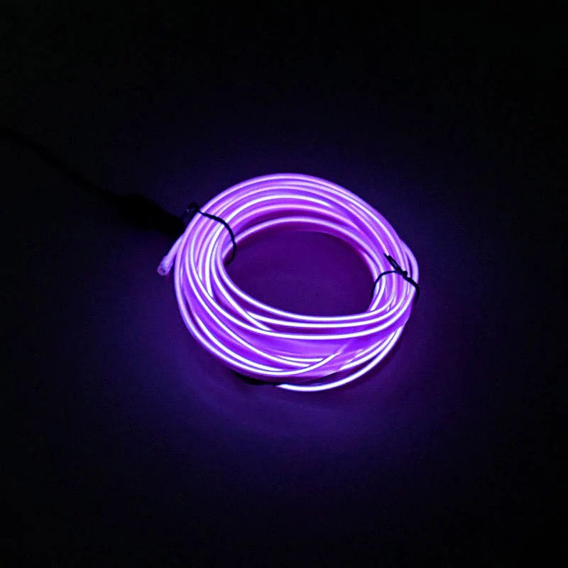 Auton Neonvalaistuspaketti USB-liitännällä Muokattavalla Valokaapelilla - Image 17