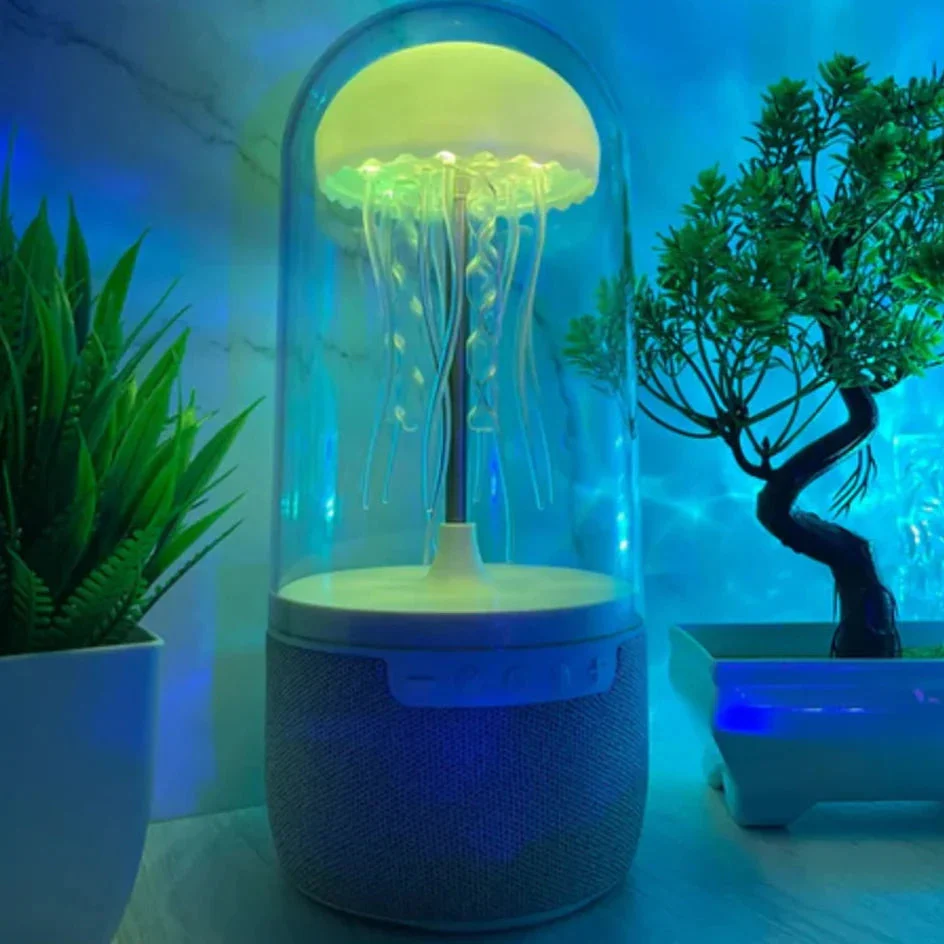 Bluetooth Kaiutin Jellyfish Neonvalot Visuaalinen Elämys - Image 4