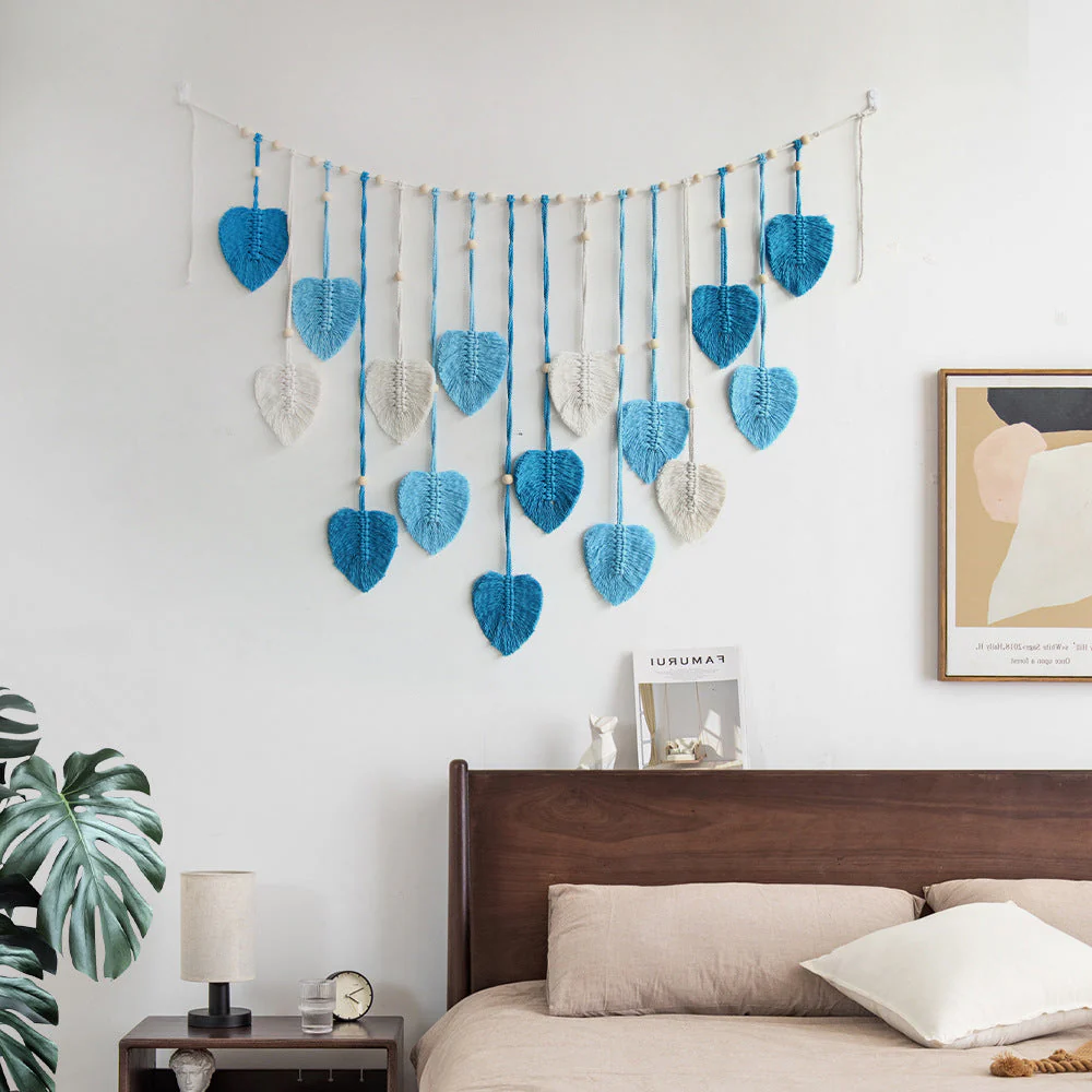 Boho Macrame Leaves Garland - Sisustuselementti - Image 2