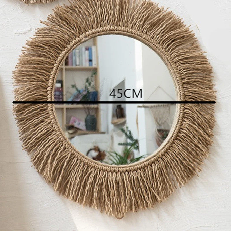 Boho-tyylinen koristeellinen seinäpeili - Image 7