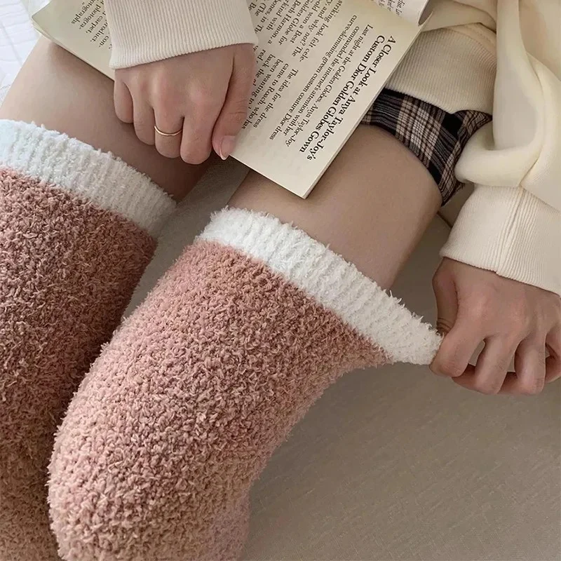 Coral Fleece Over-knee High sukat - Image 6