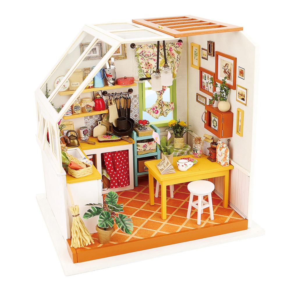 DIY puinen miniatyyri talo Kit - Image 15