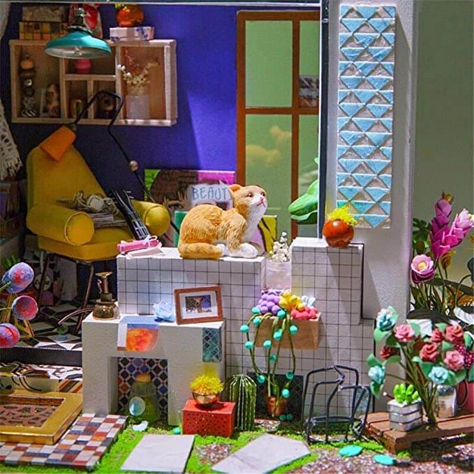 DIY puinen miniatyyri talo Kit - Image 20