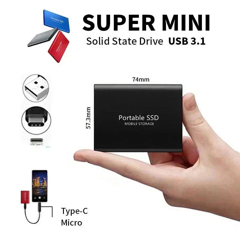 Ulkoinen SSD 128 TB Kompakti ja nopea - Image 3