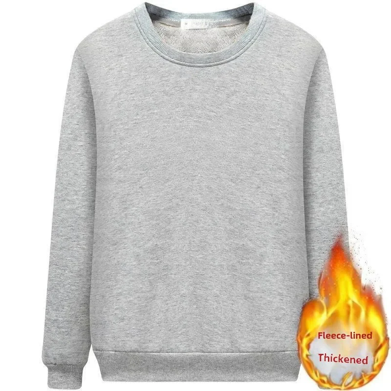 Fleecevuorattu pyöreäkaula-aukkoinen naisten collegepaita - Image 8