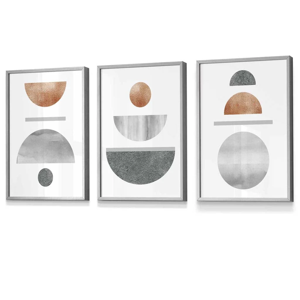 Geometric Art Set 3-Piece Abstract Design - Image 6