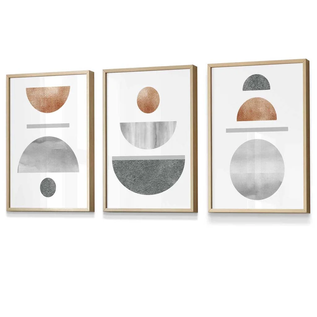 Geometric Art Set 3-Piece Abstract Design - Image 7