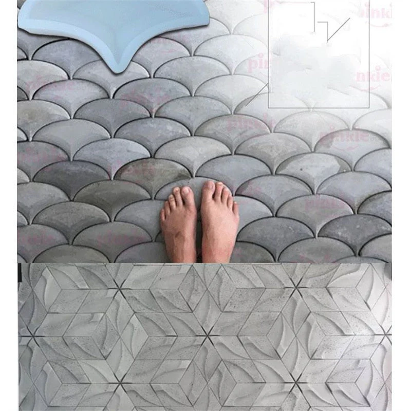 Geometrinen Lattiamuotti Silikonista - Image 3