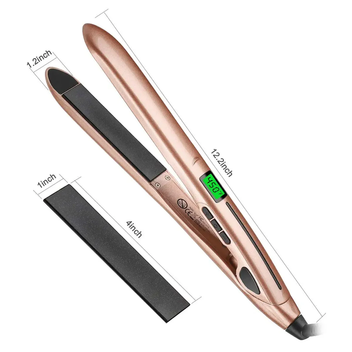 GlamPro | 2-in-1 hiusten suoristusrauta ja kihartin - Image 5