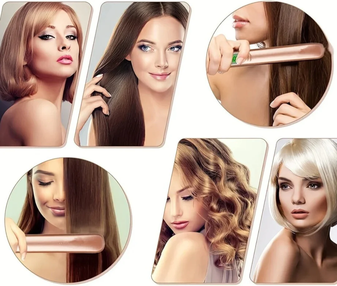 GlamPro | 2-in-1 hiusten suoristusrauta ja kihartin - Image 6