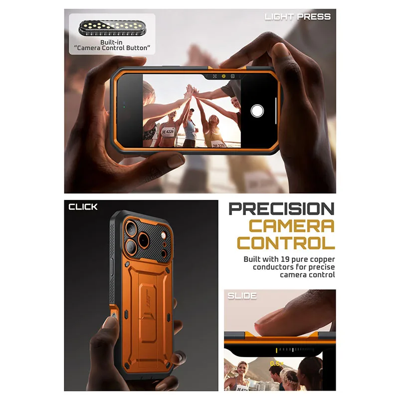 iPhone 17 Pro Max -kotelolle 6,9 Kestävä Suojakotelo - Image 4