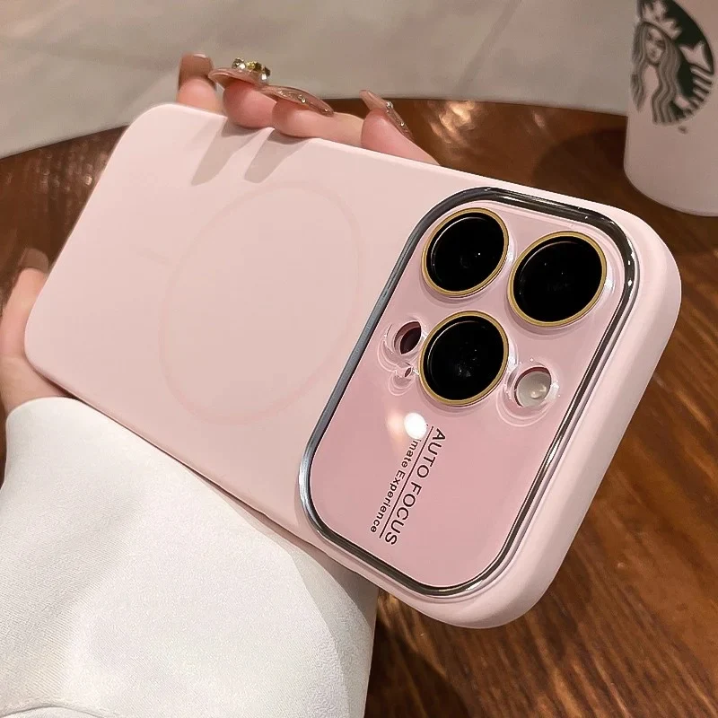 iPhone 14, 15, 16 17 Pro Max Suojakuoret Magneettinen Moderni Tyylikäs Suoja - Image 11