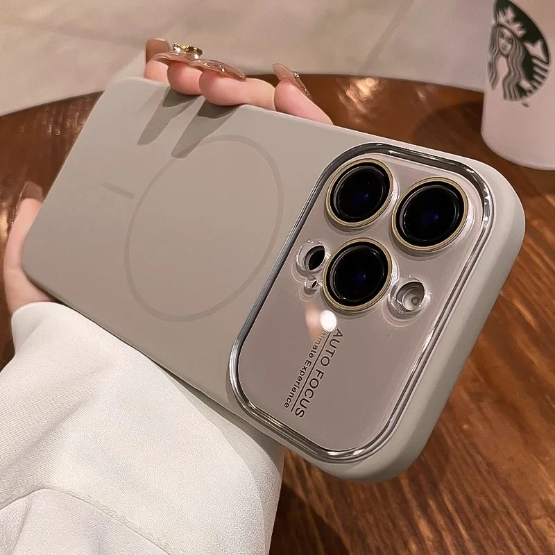 iPhone 14, 15, 16 17 Pro Max Suojakuoret Magneettinen Moderni Tyylikäs Suoja - Image 12