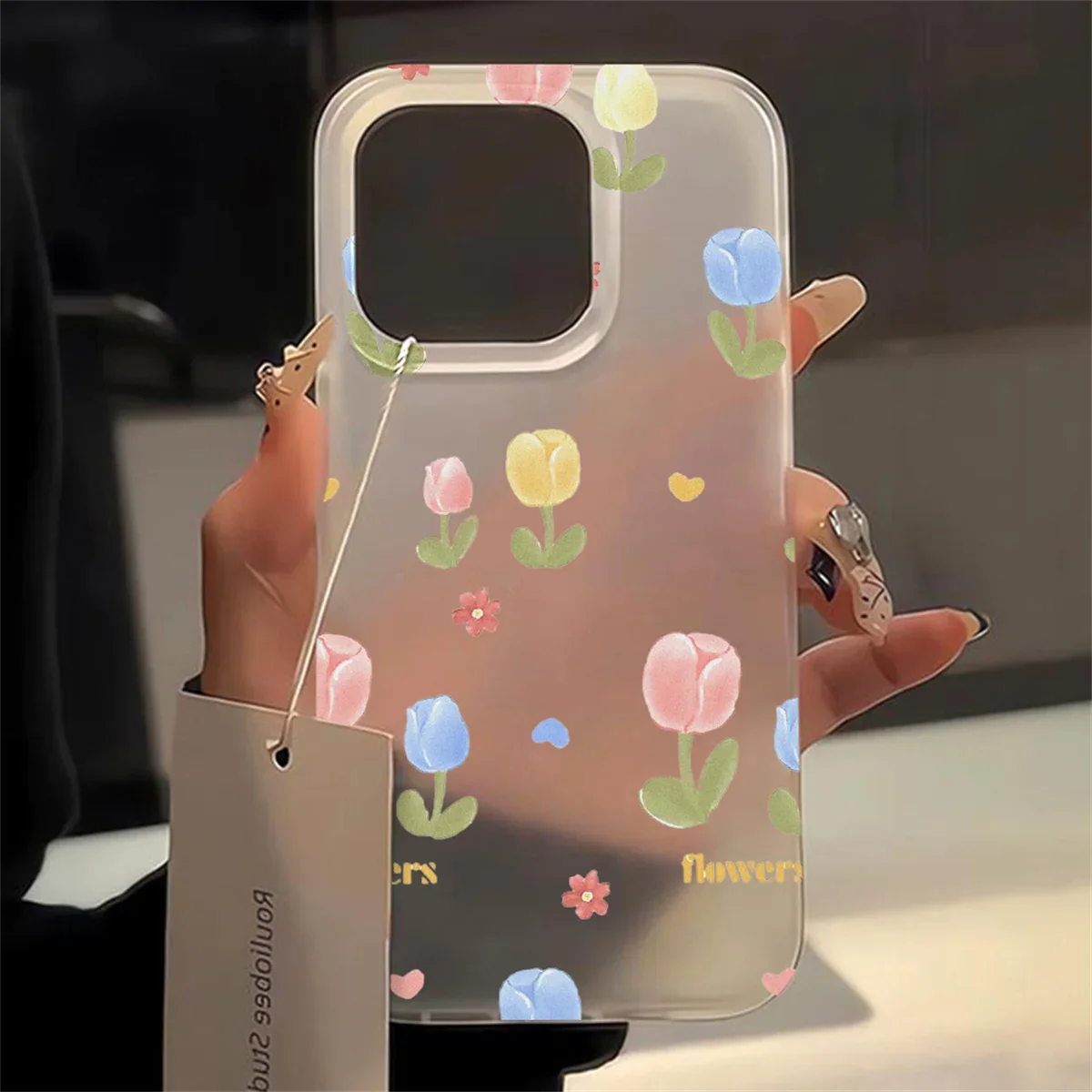 iPhone 12,13,14,15,16,17, Pro Max, Pro Suojakuoret Läpinäkyvä Mattapinta Tyylillä - Image 11