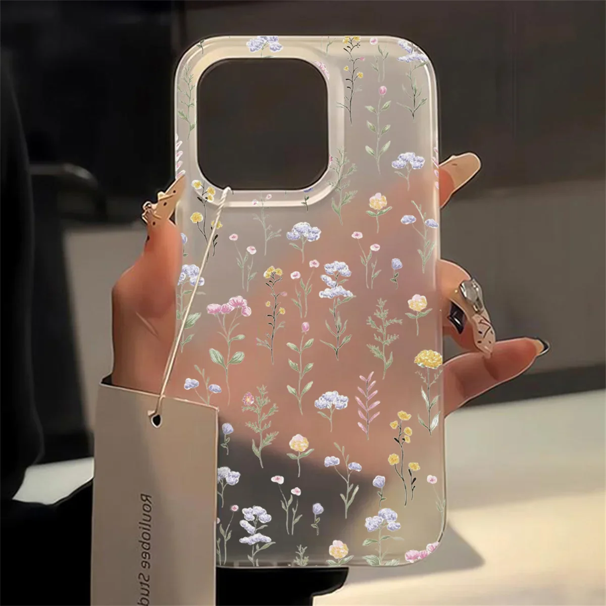 iPhone 12,13,14,15,16,17, Pro Max, Pro Suojakuoret Läpinäkyvä Mattapinta Tyylillä - Image 3
