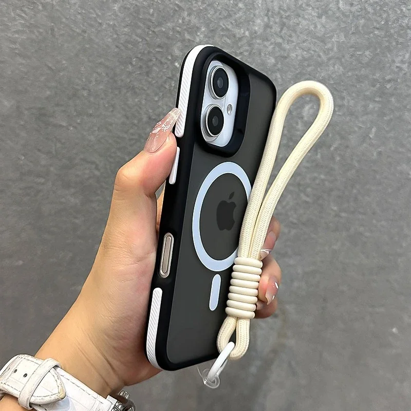 iPhone Suojakuoret MagSafe Moderni Muotoilu 11, 12, 13, 14, 15, 16, 17 Pro Max Plus - Image 4