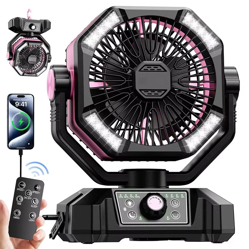 Kannettava Camping Tuuletin Innovatiivisella Turbotekniikalla - Image 10