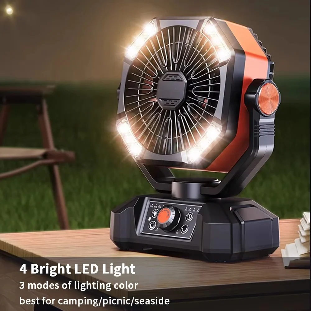 Kannettava Camping Tuuletin Innovatiivisella Turbotekniikalla - Image 4