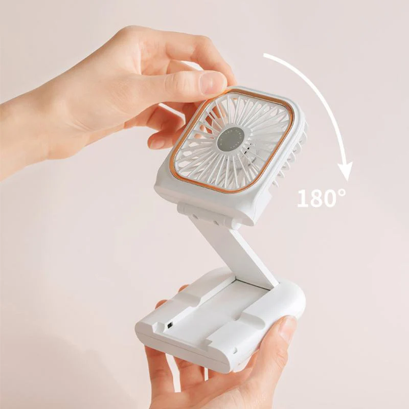 Kannettava Kaulatuuletin Monitoiminen Kolme Nopeutta 180° Kääntyvä - Image 3