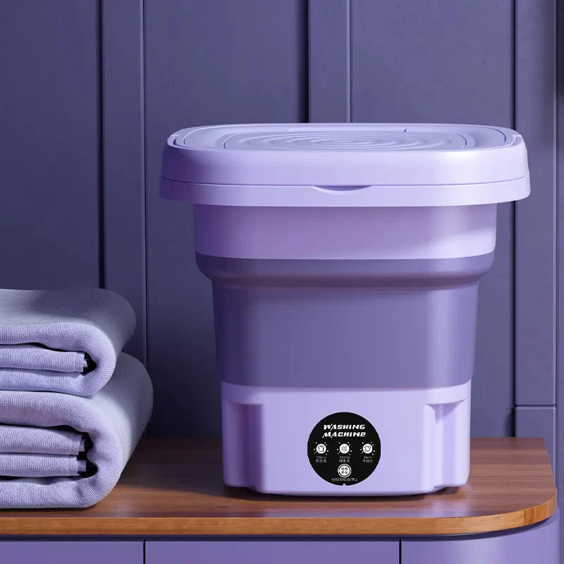 Kannettava Minipesukone 8L Kokoontaitettava Käytännöllinen Pyykinpesulaite - Image 10