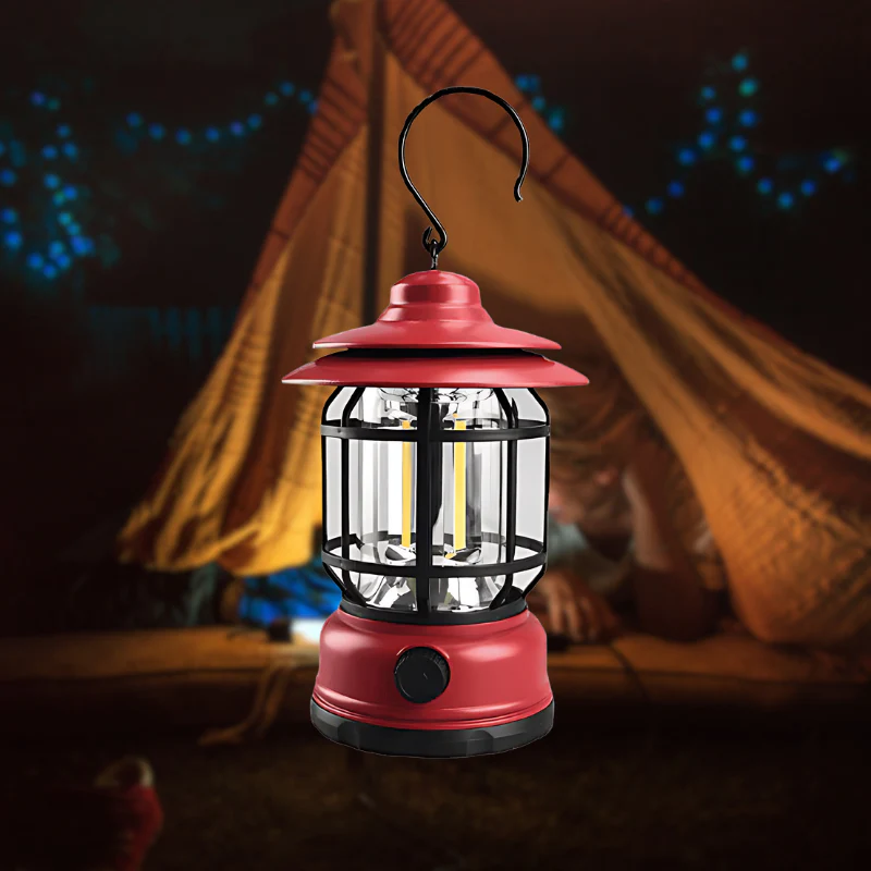 Kannettava Retro-tyylinen Lamppu Sisä- ja Ulkokäyttöön - Image 4