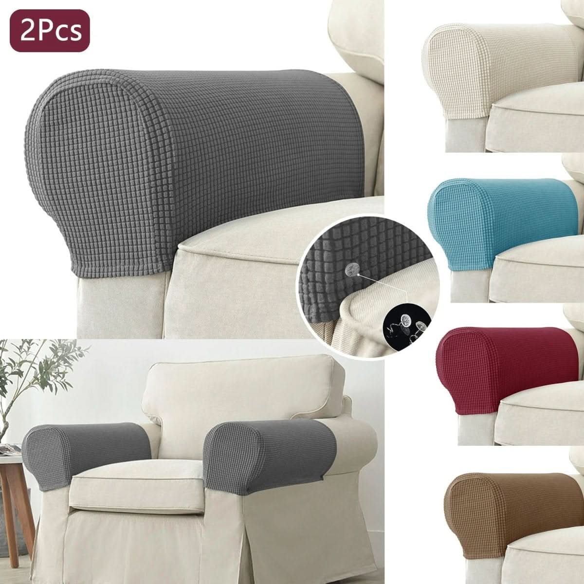 Käsinojan Suojukset 2-osaiset Vedenpitävät Jacquard-kuvioidut - Image 2