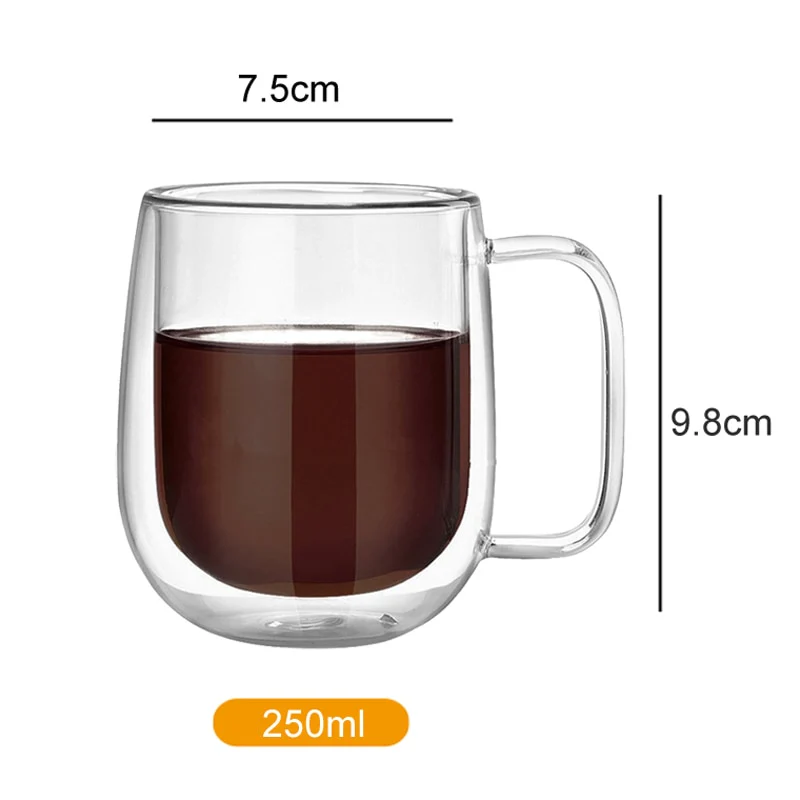 Käsintehty Kaksiseinäinen Lämpöeristetty Lasimuki - Image 6