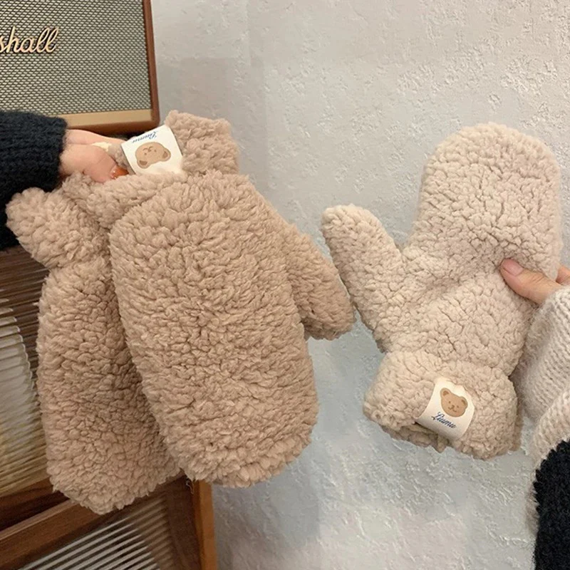 Kawaii Plush Lämpimät Käsineet - Image 6