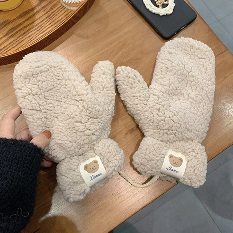 Kawaii Plush Lämpimät Käsineet - Image 7