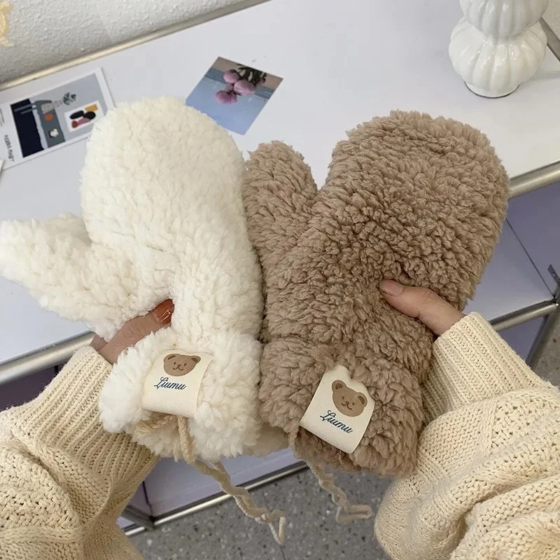Kawaii Plush Lämpimät Käsineet - Image 8