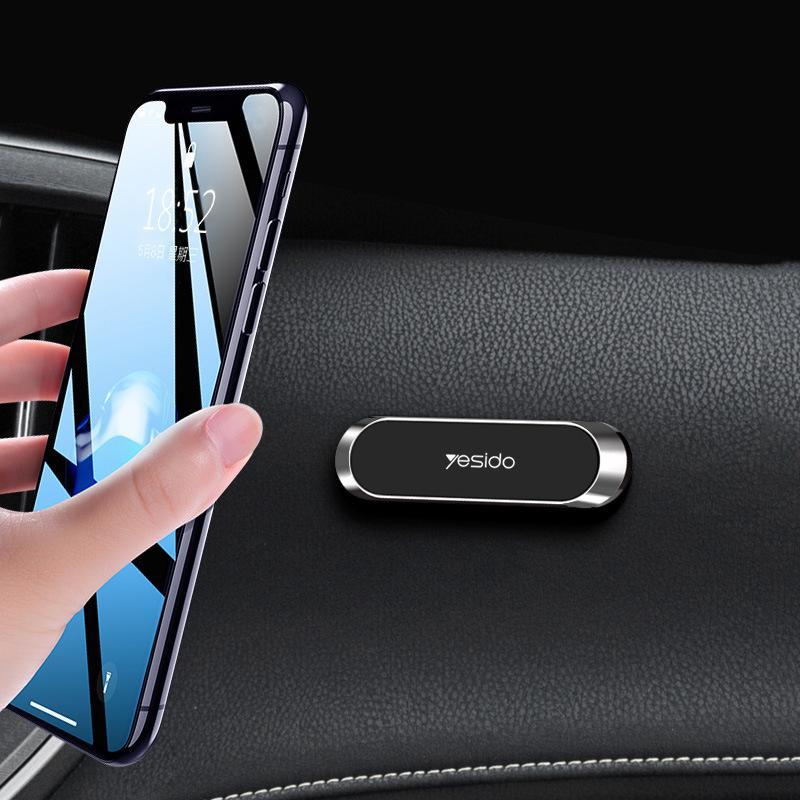 Kompakti Magneettinen Puhelinteline 360° Kääntyvä Käyttöön Autoon ja Kotiin - Image 11