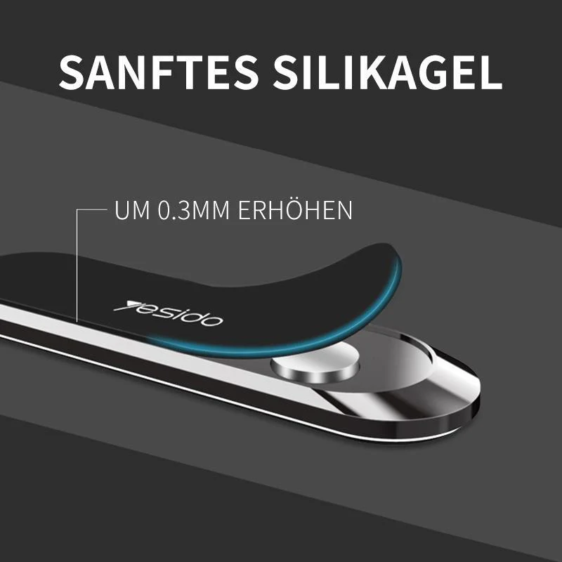 Kompakti Magneettinen Puhelinteline 360° Kääntyvä Käyttöön Autoon ja Kotiin - Image 4