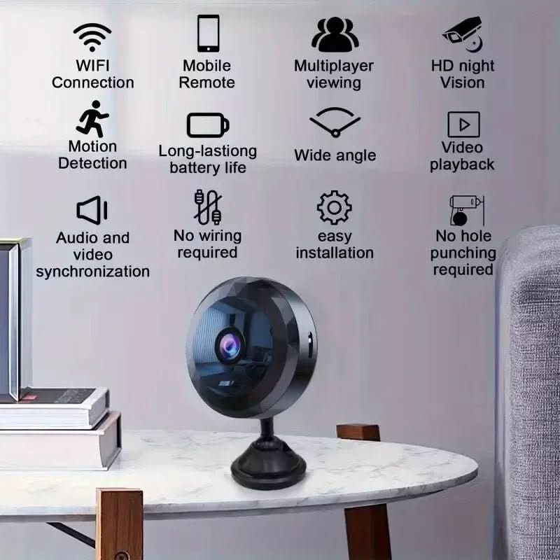 Kompakti Mini WiFi -kamera 1080P HD Valvontalaite - Image 4