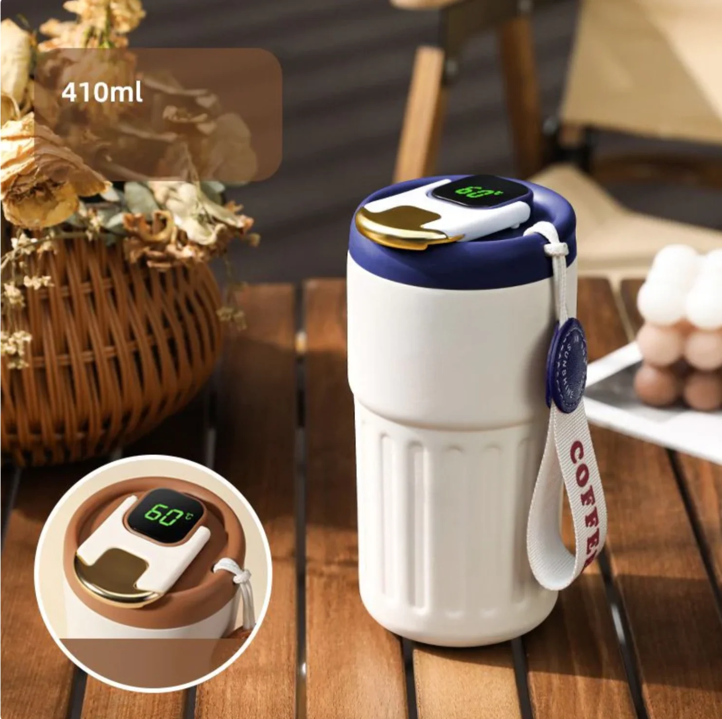 Kompakti Thermoskuppi Innovatiivisella Lämpötilanäytöllä - Image 6