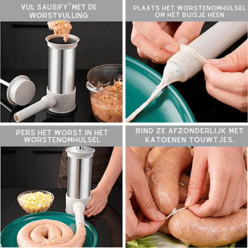 Kotikäyttöinen Makkarantekolaite Monikäyttöisellä Suuttimella - Image 6