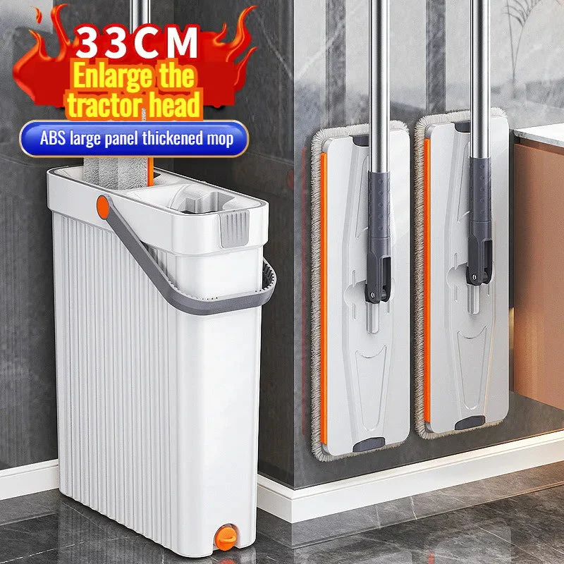 Kotitalouksien Itsekiertyvä Moppi Ultraohut Ergonominen Siivousväline - Image 4