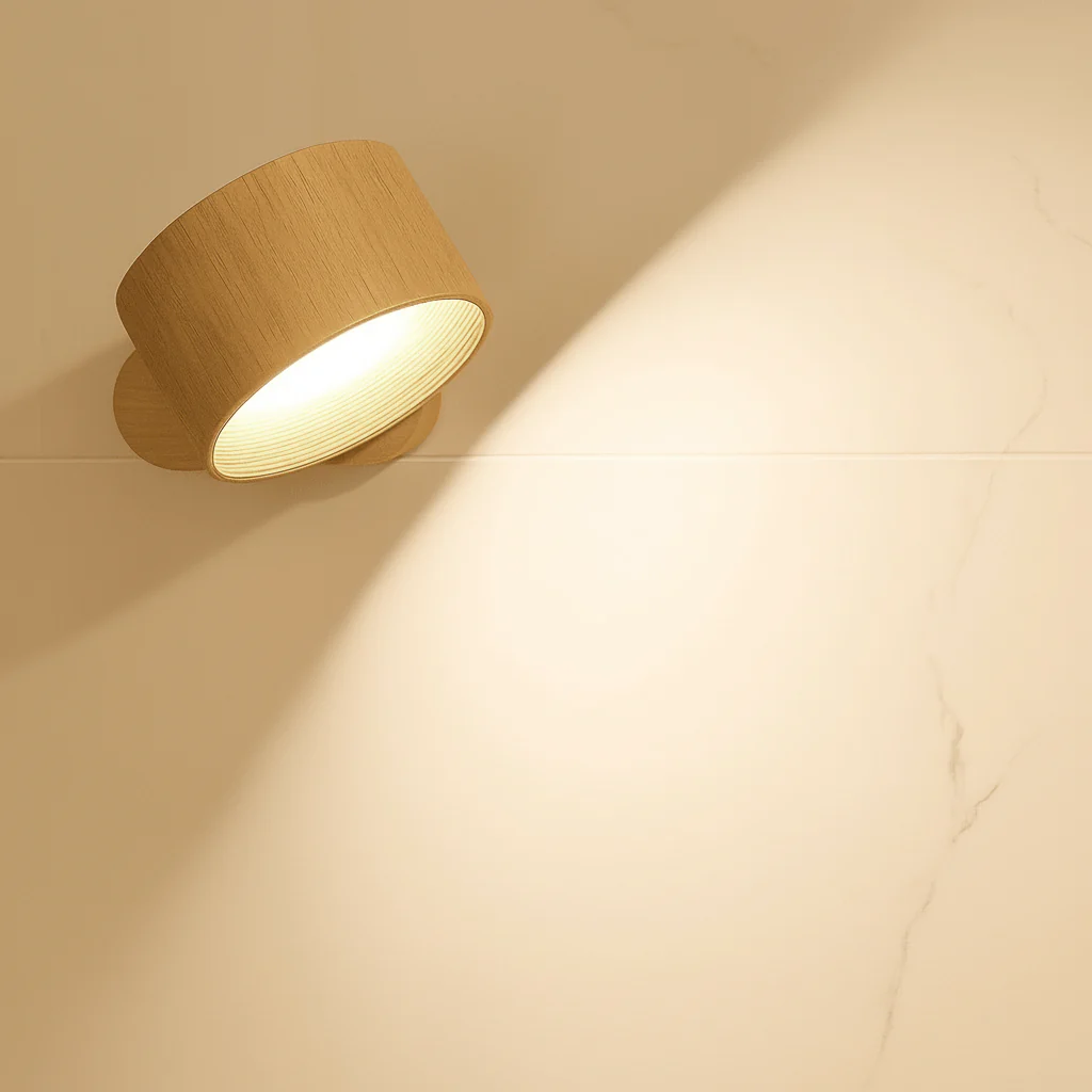 Ladattava Seinävalaisin Kaukosäätimellä Minimalistisella Pohjoismaisella Tyylillä - Image 6