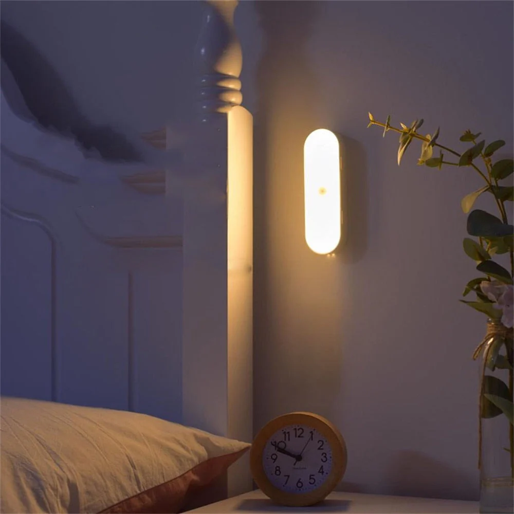Langaton LED-liiketunnistin Seinävalaisin USB-ladattava - Image 3
