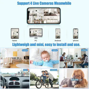 Langaton Minikamera 1080P HD Live Äänivideo Valvontaratkaisu - Image 5