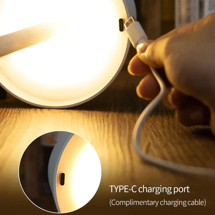 Langaton Pöytävalaisin Moderni Muotoilu LED, Vedenpitävä, Kevyt Muovi ja Metalli - Image 3