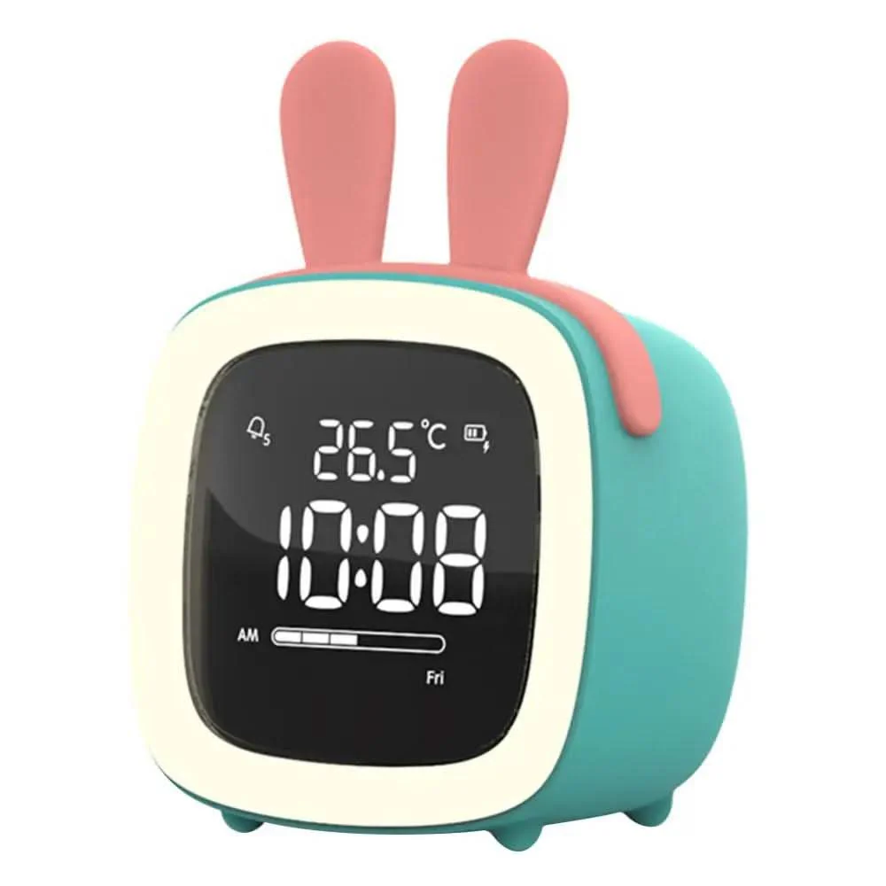 Lasten Herätyskello ja Yövalo Bunny Light LED - Image 12