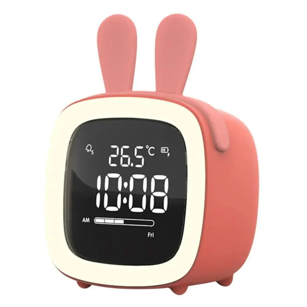 Lasten Herätyskello ja Yövalo Bunny Light LED - Image 19